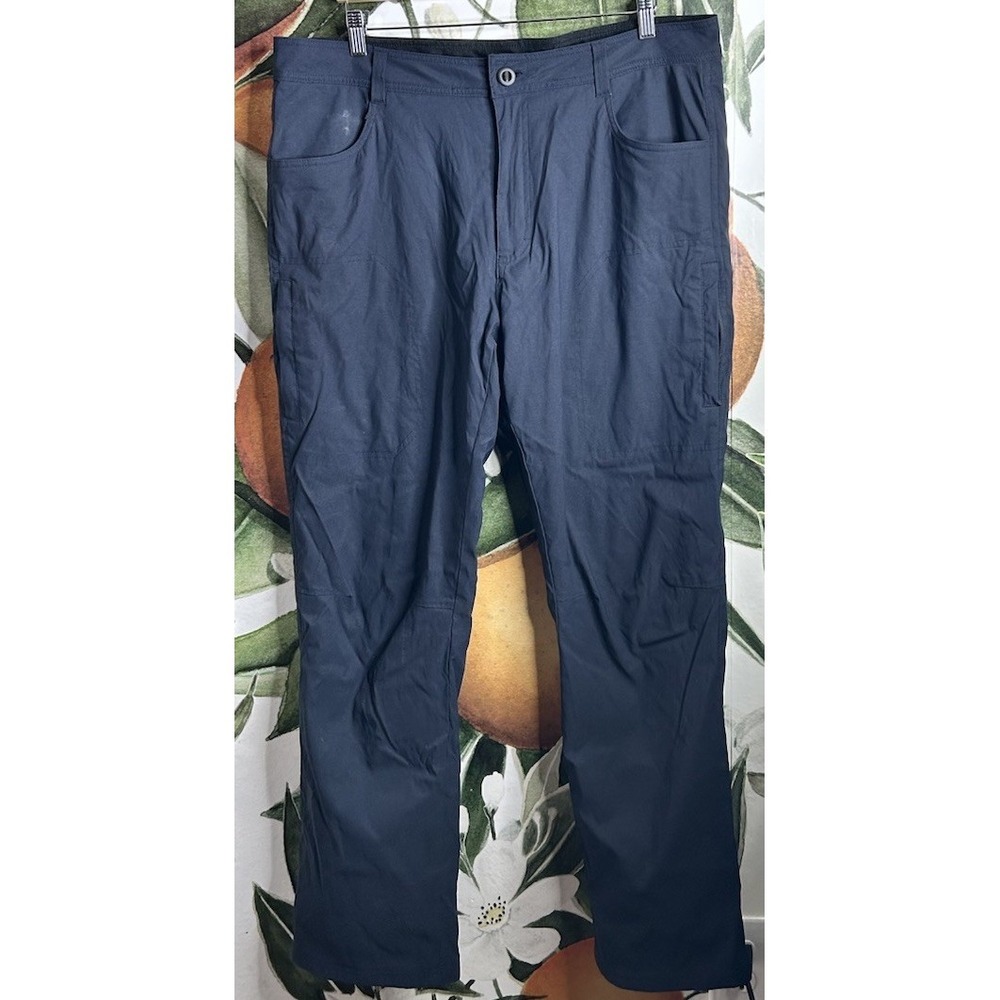 Orvis 38x31 Men's Black Fleece Lined Straight Leg Water Repellent Outdoor Pants